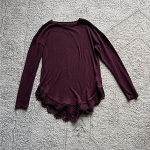 Maurices Size Small Maroon Shirt